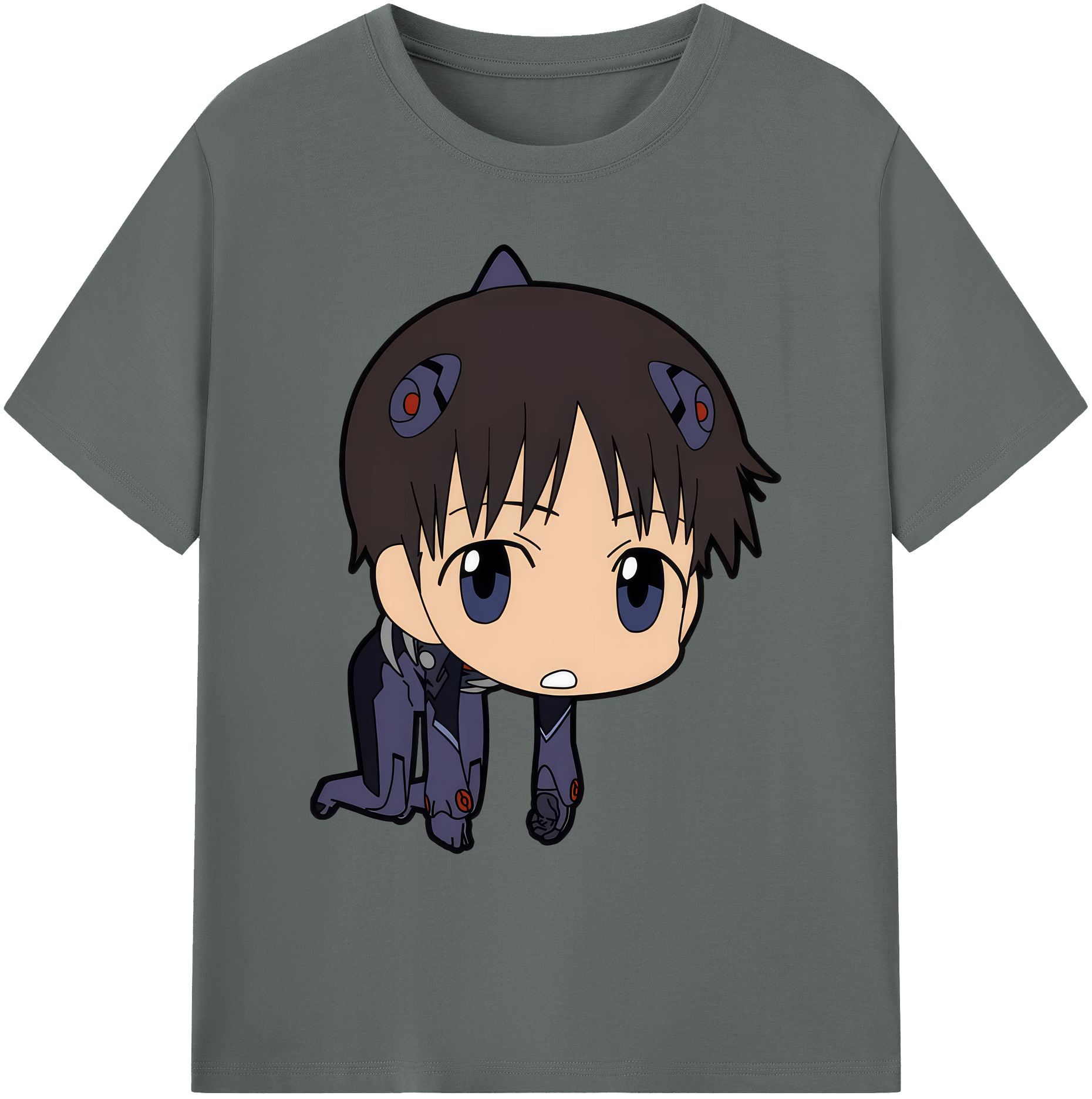 （画像用） EVA 新世紀エヴァンゲリオン 綿100％ メンズ半袖Tシャツ｜肌触りやわらか＆通気性